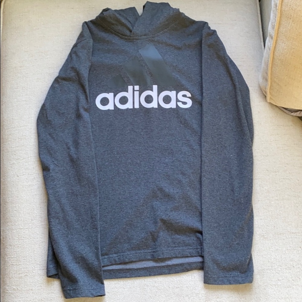 Long sleeve Adidas shirt with hood